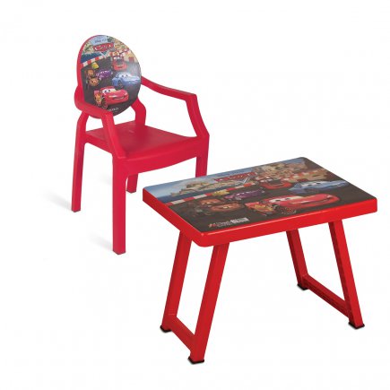 میز و صندلی کودک طرح مک کویین کد 4934